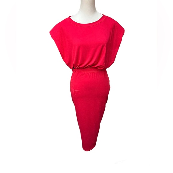 Blue Codine 2-Piece Crop Top with Midi Skirt / Size: Medium/ Item# 824-35 - Picture 1 of 6